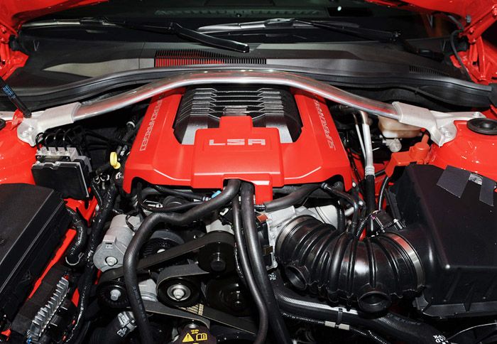 To υπετροφοδοτούμενο V8 αλουμινένιο μοτέρ των 6,2 λτ. αποδίδει 580 ίππους και 754 Nm ροπής.